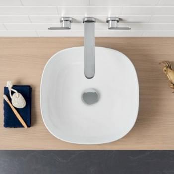 Tribute Above Counter Basin - Curved Square 400mm - 874800W from Caroma