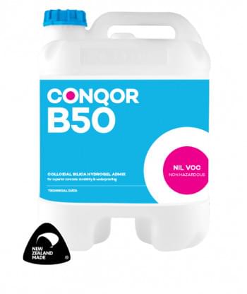 CONQOR B50 – SUSTAINABLE WATERPROOFING ADMIXTURE