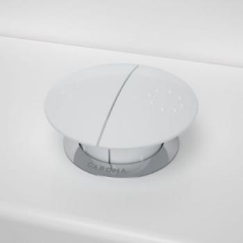 Round Care Button - White - with GermGard® - 416020W from Caroma