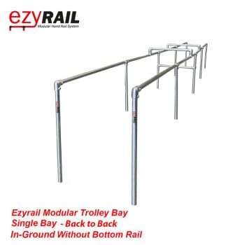 Ezyrail Modular Trolley Bay Kit - Single Width Back to Back from Safety Xpress
