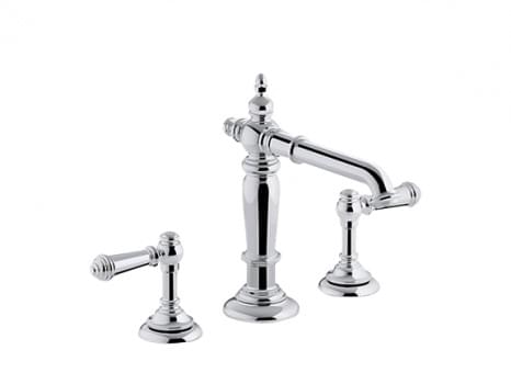 Artifacts™ Column Spout With Lever Handles - K-76033T-4-CP