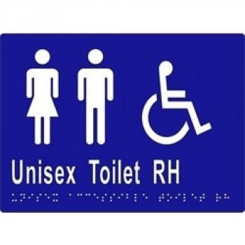 ML16223 Unisex Accessible Toilets RH Transfer - Braille