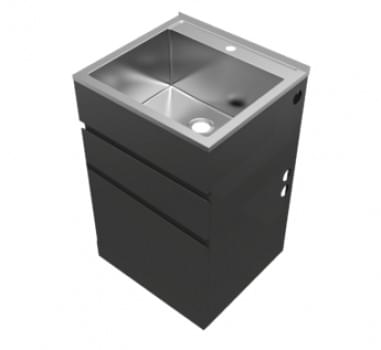 Excellence 45L Matte Black Drawer System Laundry Unit from Everhard Industries
