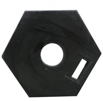 Rubber base 8kg for T-Top and Hoop Top bollards