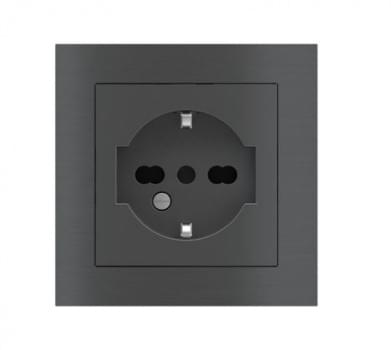 Square socket point (55x55 mm module) - IT