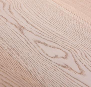 OAK Clear Wide-Plank - Heavily Brushed / Extreme White Oil