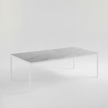 Gessato Dining Table | Carrara Ghiaccio from Super Star