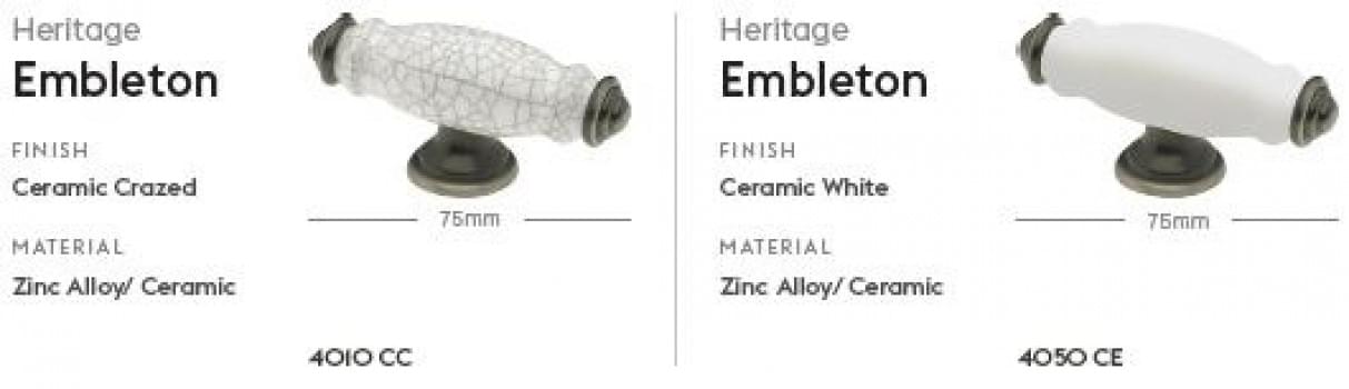 Embleton, 75 x 35mm, Ceramic Crazed from Archant