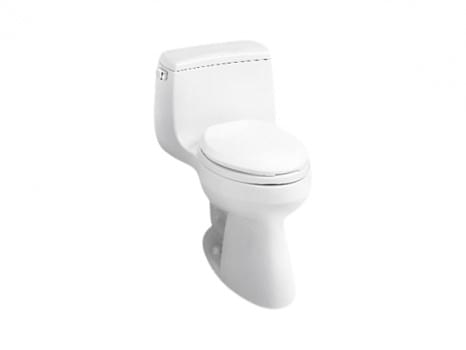 Gabrielle One-piece 4.8L Toilet with Class 5 Flushing Technology - K-3322T-W-0