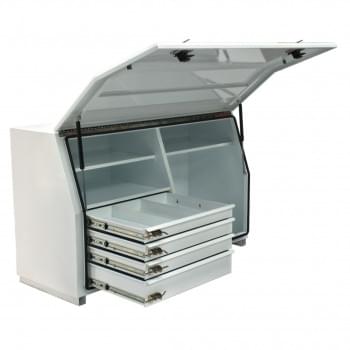 Ute Tool Boxes - Steel Minebox Paramount 850H Series - 4 x Half Length Drawers - Medium and Large