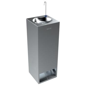 Foot Activated Twin Square Drinking Fountain