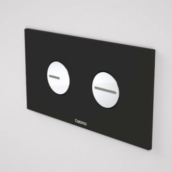 Invisi Series II® Round Dual Flush Plate & Buttons (Plastic) - 237010SA / 237010BL / 237010DG / 237010CH / 237010WH