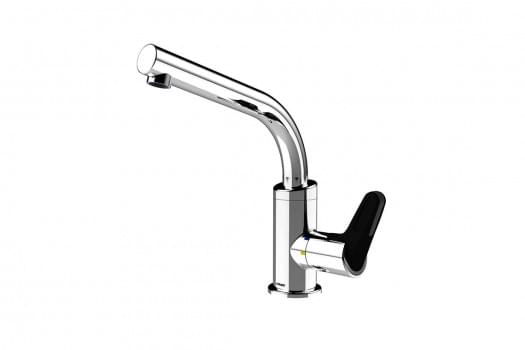 Enware Wellbeing Sequential Basin Mixer 65mm Lever with 165mm Spout - WBBSQ65-165-5