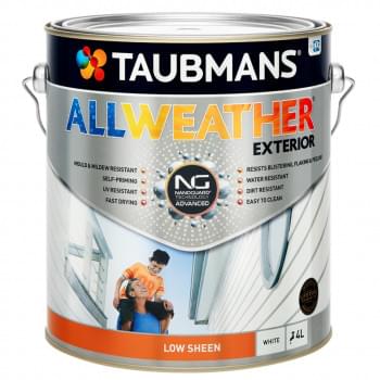 Taubmans All Weather Low Sheen on Cement Render with Armawall Primer