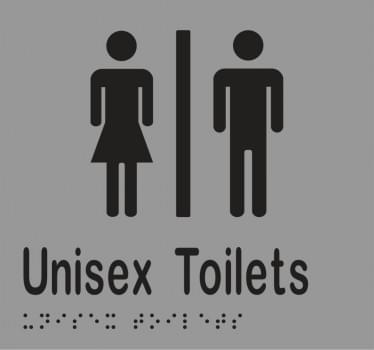 MLS16210 Unisex Toilets Divided Braille from METLAM