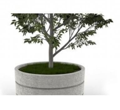 Boulevard 1200 Circular Planter from Excelco Limited
