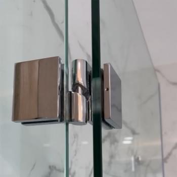 Single Action Glass To Glass Self Closing Shower Hinge-33186-R