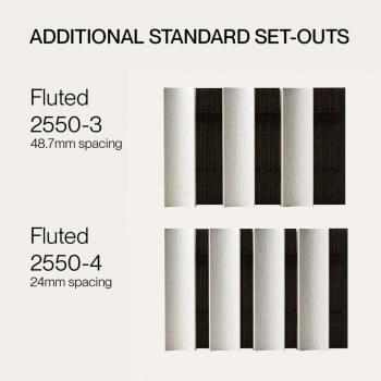 PANELS Fluted 2550 Series from Screenwood