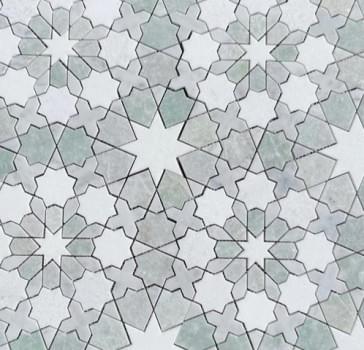 Palmyra Marble Honed Mosaic from Graystone Tiles & Design Studio