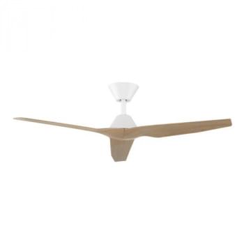 Fanco Infinity-ID DC Ceiling Fan SMART/Remote – White with Beechwood Blades 48″ from Universal Fans x Fanco