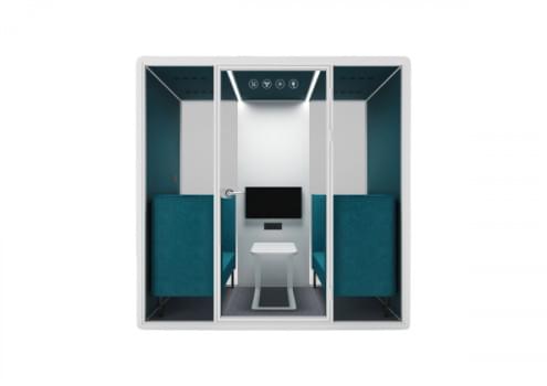 LPod Chat Office Pod (4 Person Meeting Room With Rear Panel) from iOctane Pods