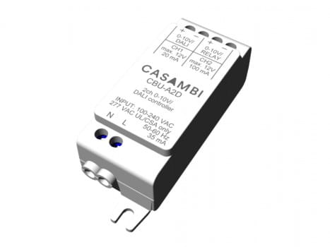 CBU-A2D Bluetooth controllable 2ch 0-10V/DALI controller
