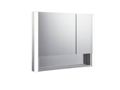 Verdera 2.0 Mirror Cabinet 1000mm (silver, open cabinet) - K-26383T-NA