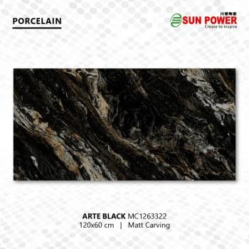 Arte Black 120x60 from Sun Power
