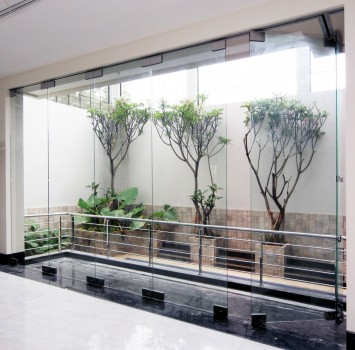 Glass Partition - Frameless Panel from Sandei