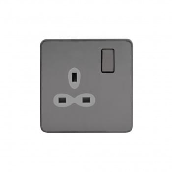 13A 1G Double Pole Switched Socket