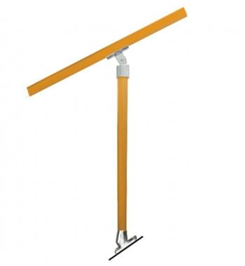 DDA Stanchion - Base Plate 30°-45° - Galvanised Or Yellow from Safety Xpress