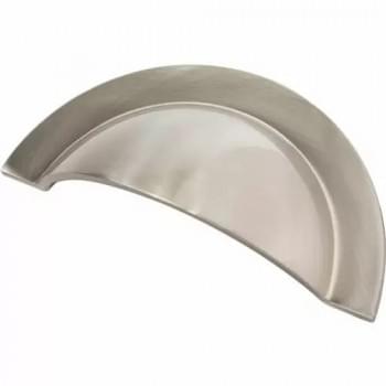 Monmouth Round Cup Handle, 64mm, Brushed Nickel from Archant
