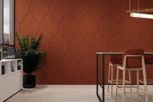 Fracture Acoustic Tiles from Acoufelt