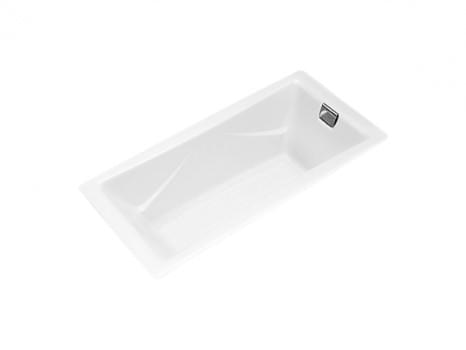 Tea-For-Two® 1.8m Drop-In Cast Iron Bath - K-863T-0