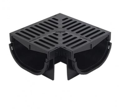EasyDRAIN Compact Corner with Polymer Grate