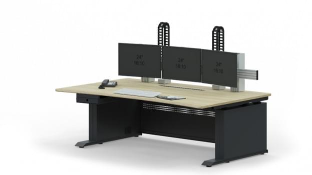 Ultimate² - Height-adjustable control desk from ID-Solutions