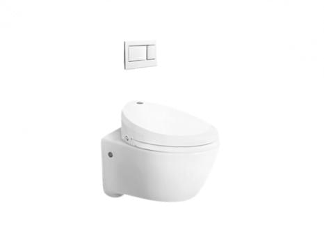 Via Wall-hung Dual Flush 3/4.5L Toilet - K-18609K-BW-0