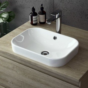 Luna Inset Basin (without tap landing) - 899105W from Caroma