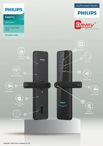 Philips Easykey 603E-Smart lever door lock