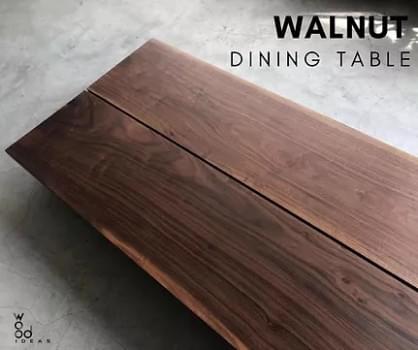 Walnut Wood Slab Dining Table