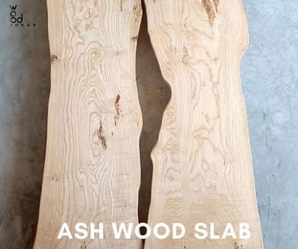 Ash Wood Slab (Live edge)
