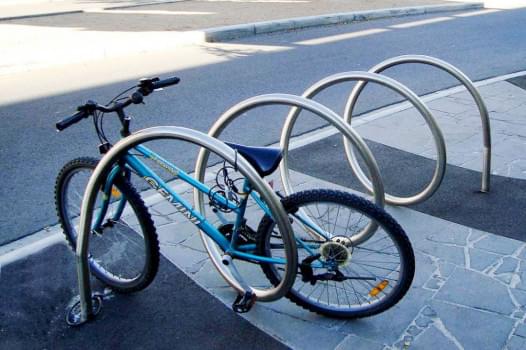 Corkscrew Bike Rack from Commercial Systems Australia