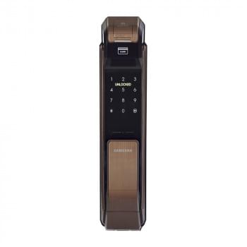 Samsung SHS P718 Smart Door Lock (Ultra Bronze, Silver, Gold)