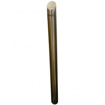 Bollard In-Ground 90mm x 1200mm Stainless Steel Bevelled Top