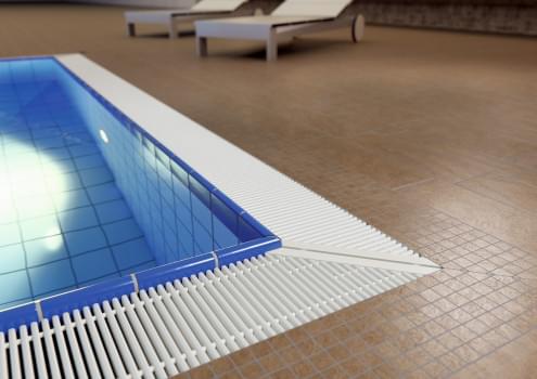 emco swimming pool grates Corner solution 45