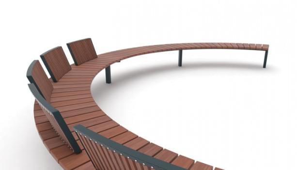 Vera Solo Park Bench from UK Design Showcase