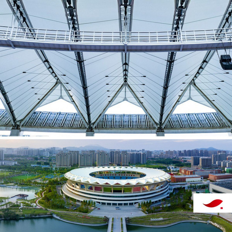 [China] A PTFE Canopy for Kuishan Stadium