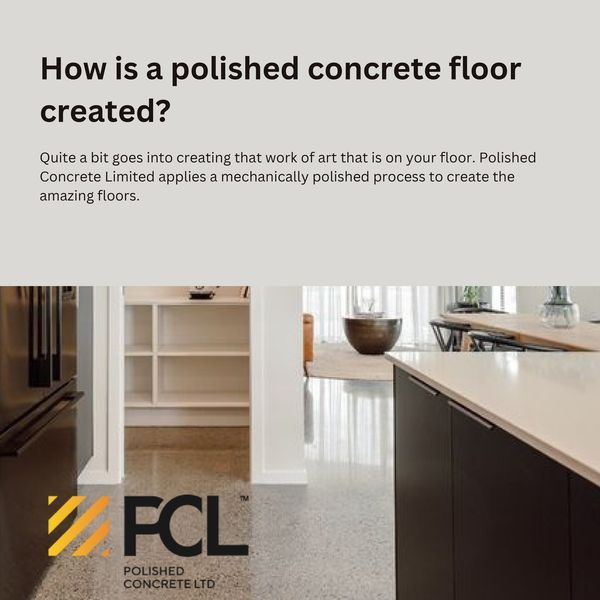 How is a Polished Concrete Floor Created?