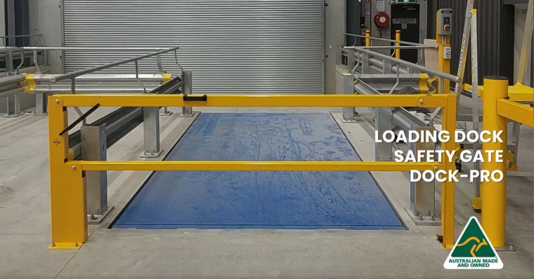 Installing Our State-of-the-Art Polymer Impact Safety Barriers, V-Gates, and Dock-PROs