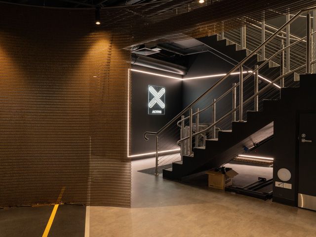 Architectural Mesh Screens for X-Active Gym